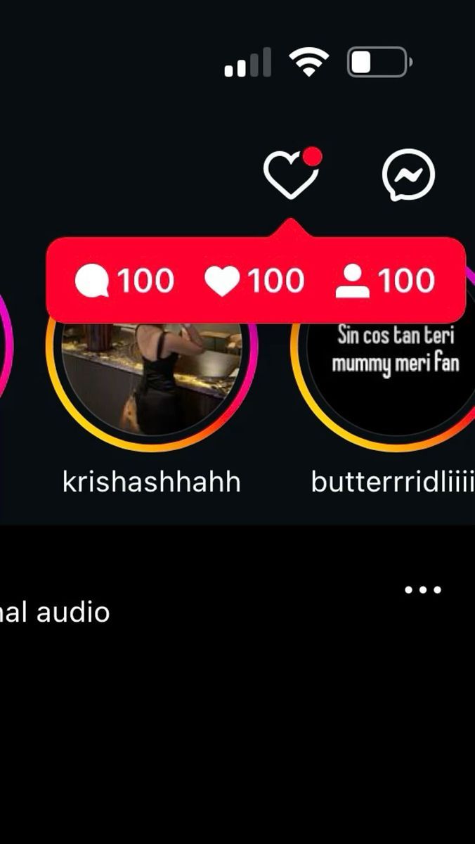 Notificações de novos seguidores no Instagram